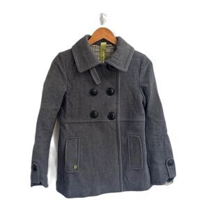 Soia & Kyo Grey Wool Peacoat